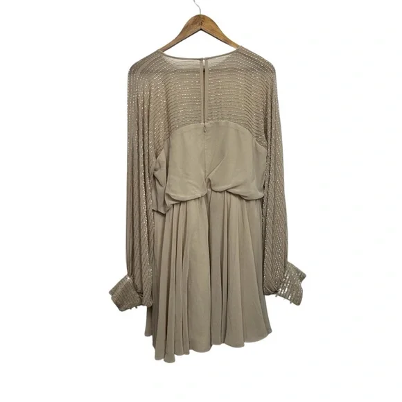 ASOS DESIGN linear yolk embellished mini dress - Picture 3 of 10